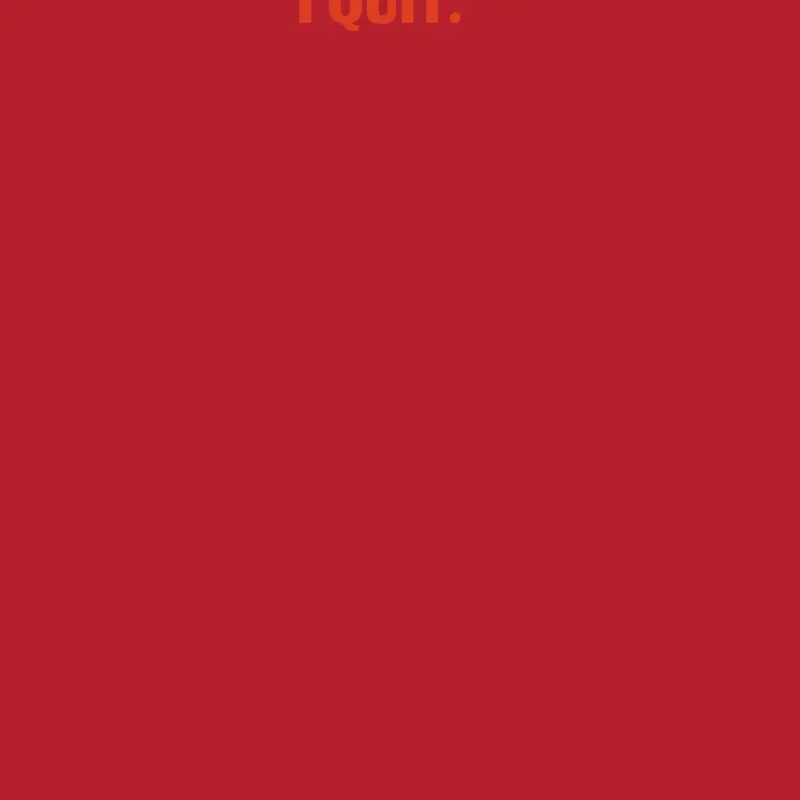 I quit by @-_elements_quit_-