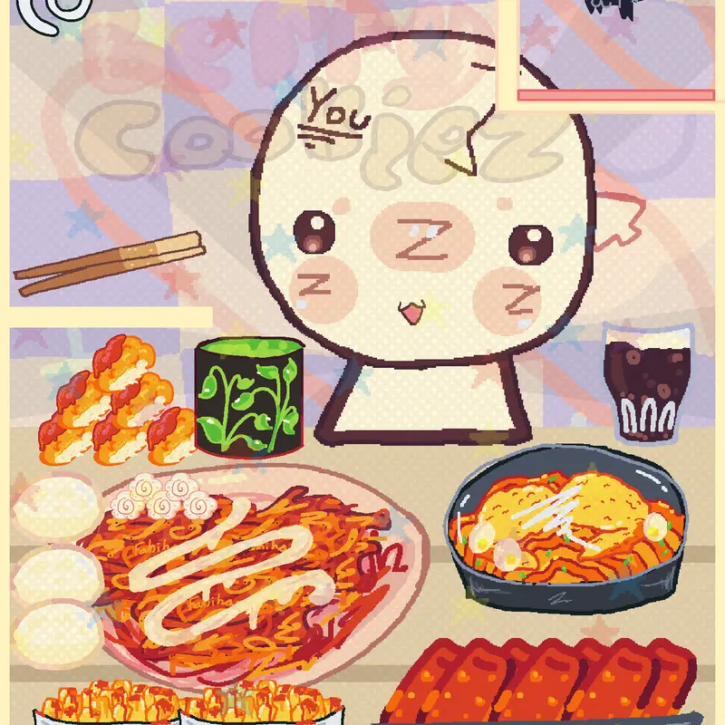 Mukbang by @strawberricookiesz