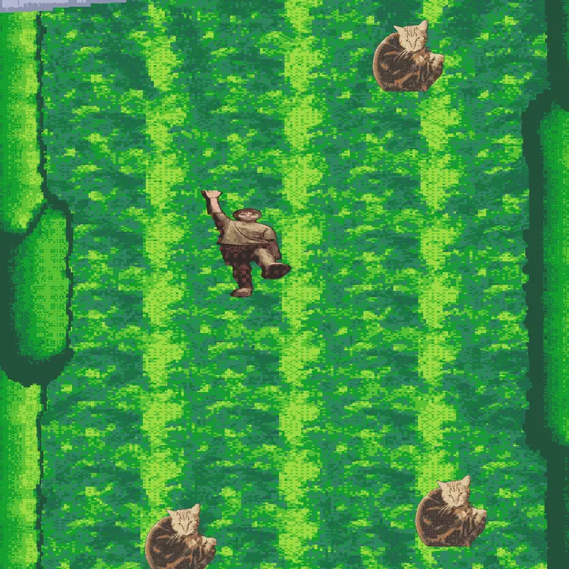 Survive the unpredictable cats! by @Appleeeeeee