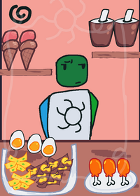 Green spawn mukbang :D