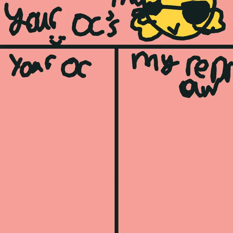 Redrawing ocs by @blubbit