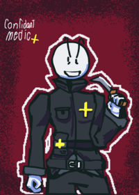 Confident medic fanart!