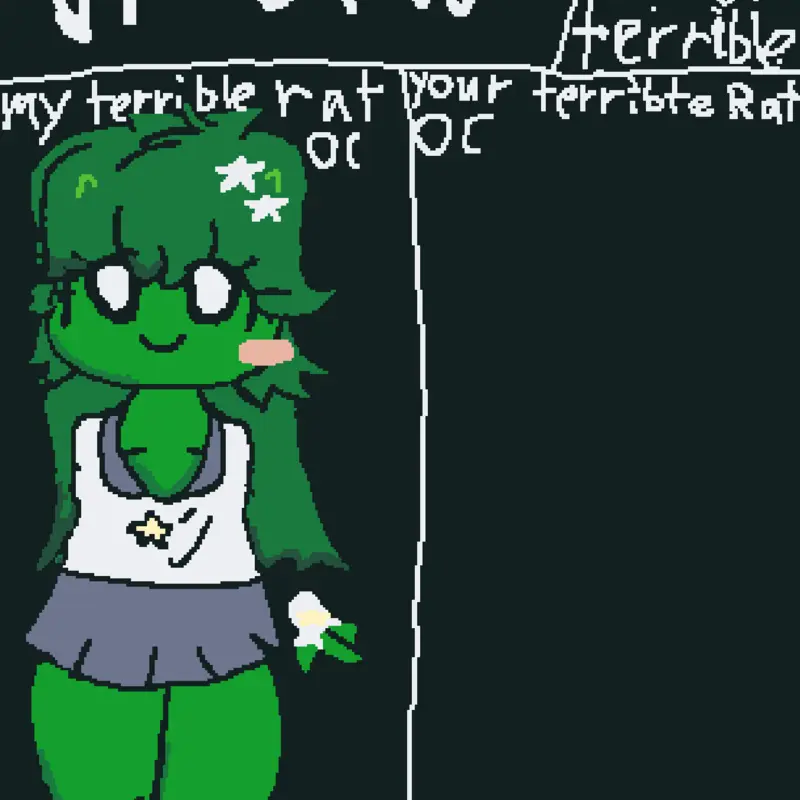 Draw your terrible mouse oc no copies by @HOLLYmoonlight