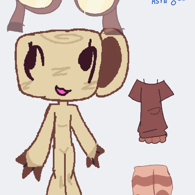 dandys world puzzle dressup shelly astro by @_-Hydr4TDBLOX