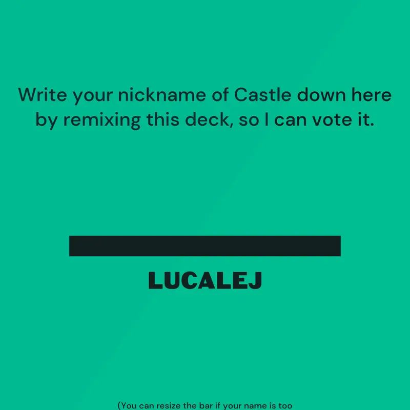 Game by @lucalej