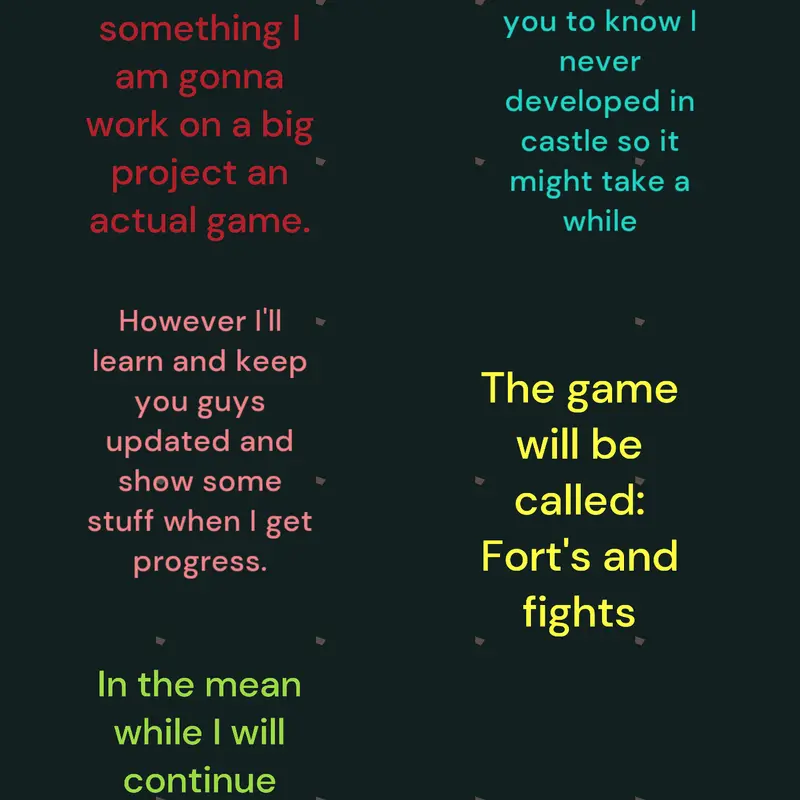 Announcement for what i am gonna do by @Cool_guy8