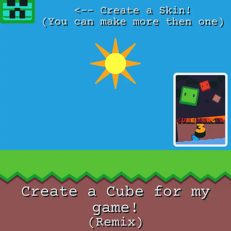 Creepercube by @creeperyTheCreeper