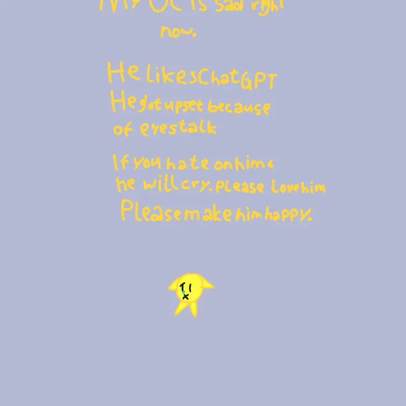 Qna with Sudo, he's sad :( by @kian1400