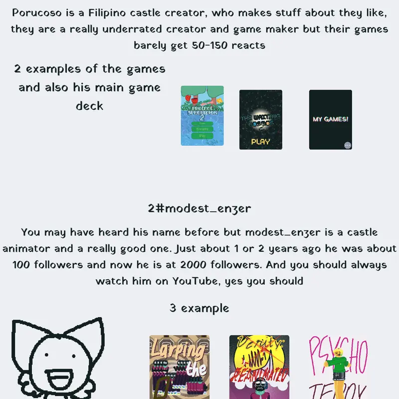 Game by @PopcatDoesCastle