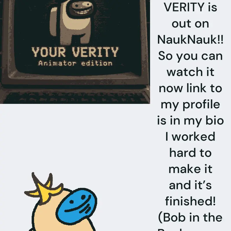 YOUR VERITY is out on NaukNauk!!!! by @The-Animator