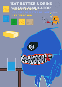 blue devil is hungry feed him!