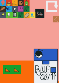 Feed the blue guy