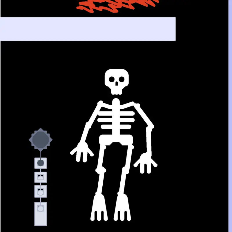 Boxed Skelly by @Eleven