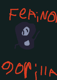 Fearing gorilla
