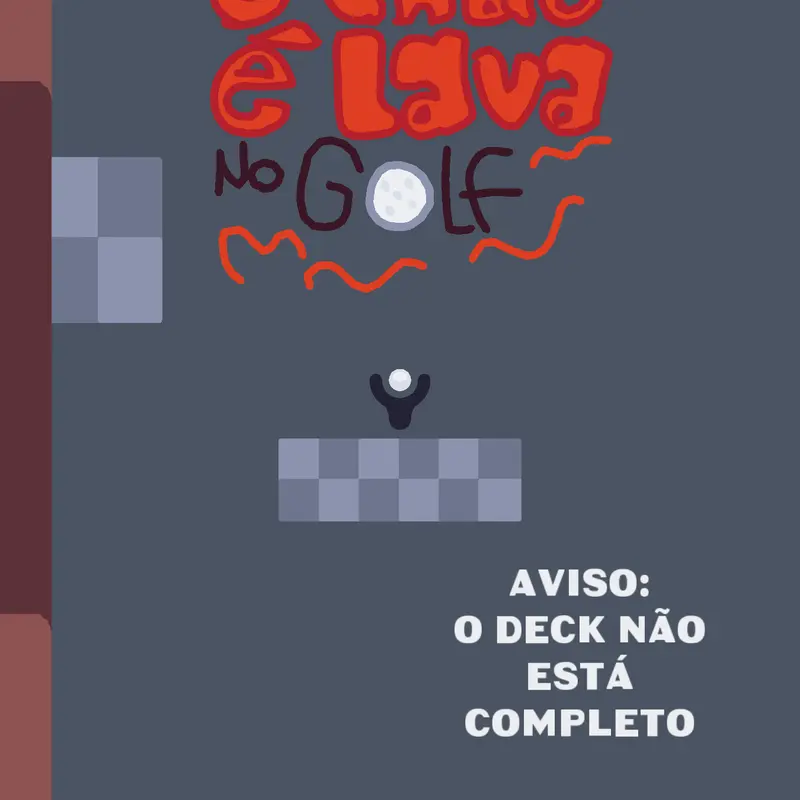 O CHÃO É LAVA no golf! [UPDATE 2] by @pr_yey