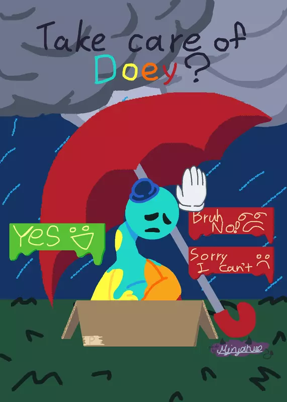 Take care of Doey by @Myinyaru