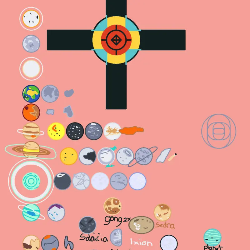 basically the solar system by @noah_central