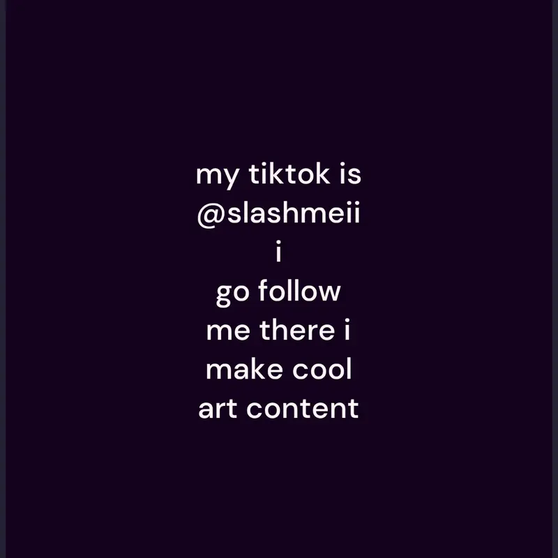 @slashmeiii tiktok by @slashmeiii
