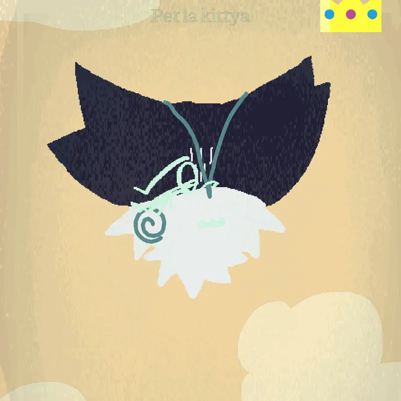 Pet la kittya by @SillyDeer