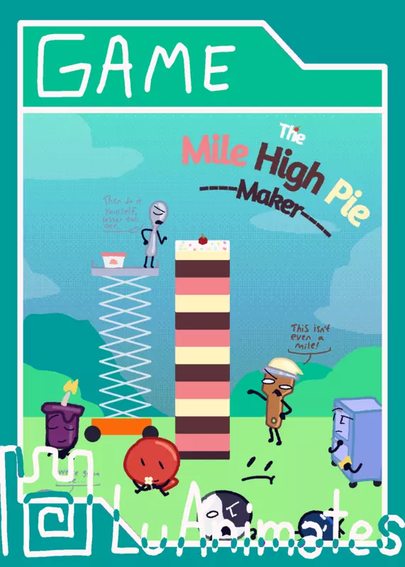 The Mile High Pie Maker by @LuAnimates
