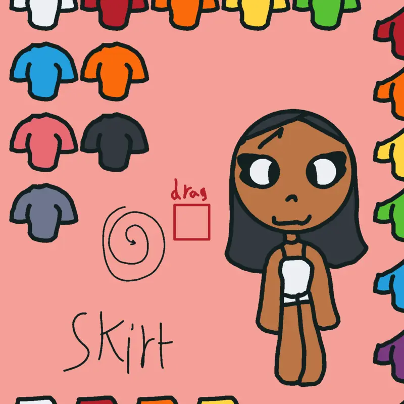 Dress up sticker book by @layla_ragdoll2
