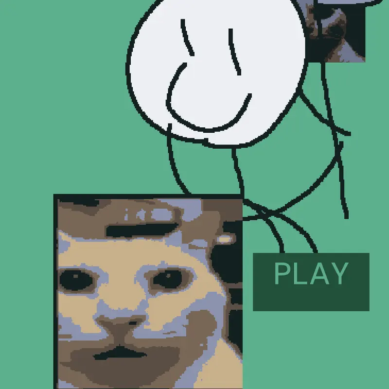 Uncanny Cat Golf by @randomplayercoolguy