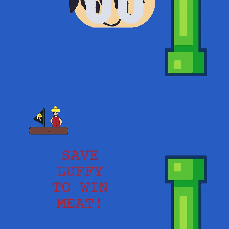 SAVE LUFFY FLAPPY GAME by @JFAB_CREATIONS