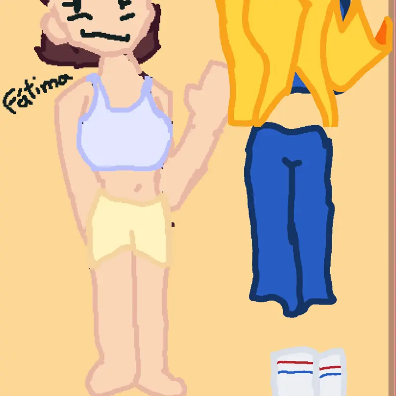 Dressed my characters, for now there's 1 by @F4ticraft