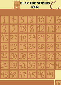 It getting harder sliding puzzle 7x7