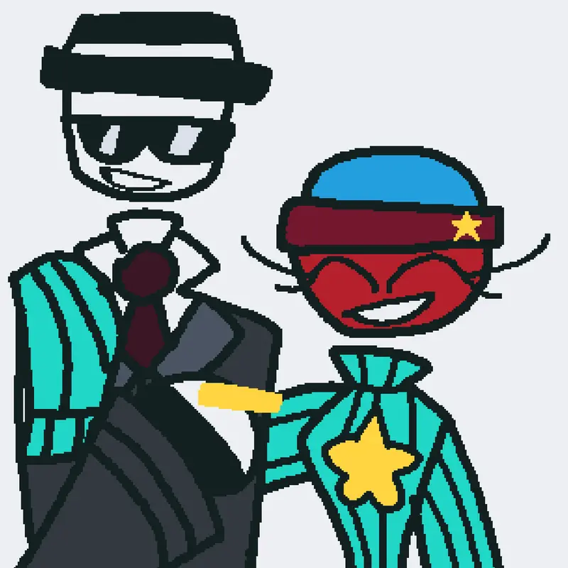Gambling duo! by @Vix_Constatine