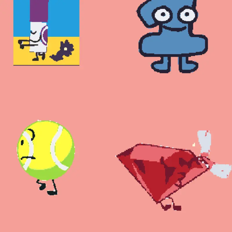 BFDI gifs by @Toby-Fox