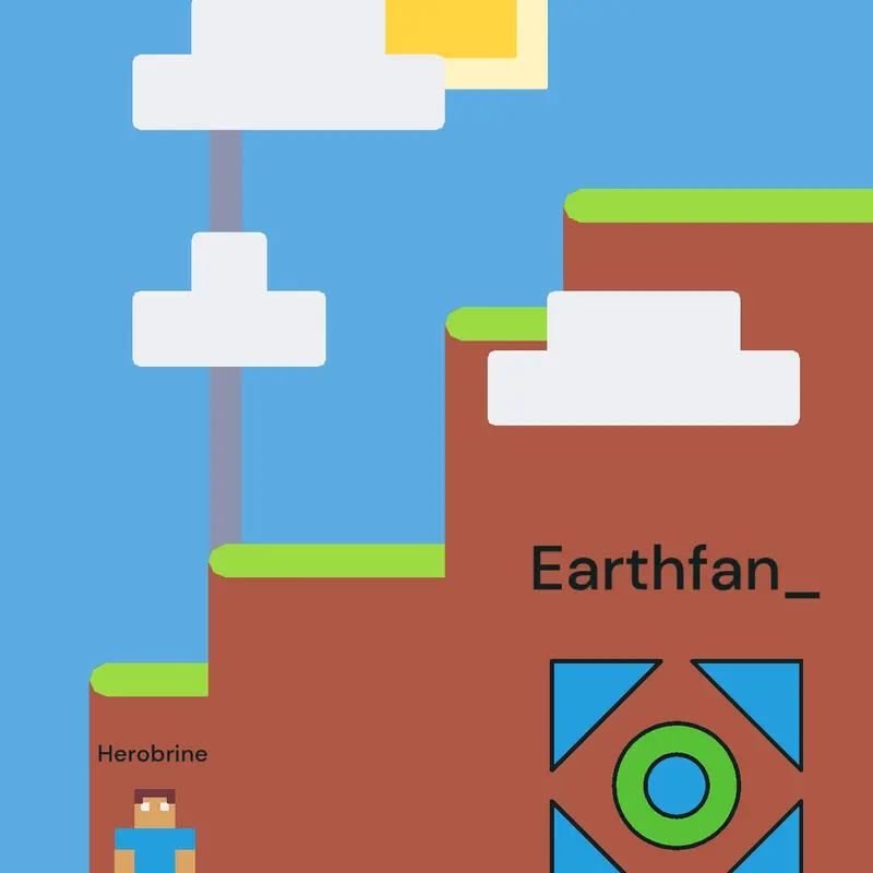 Kevinplayz destroys Herobrine by @Earthfan_GD