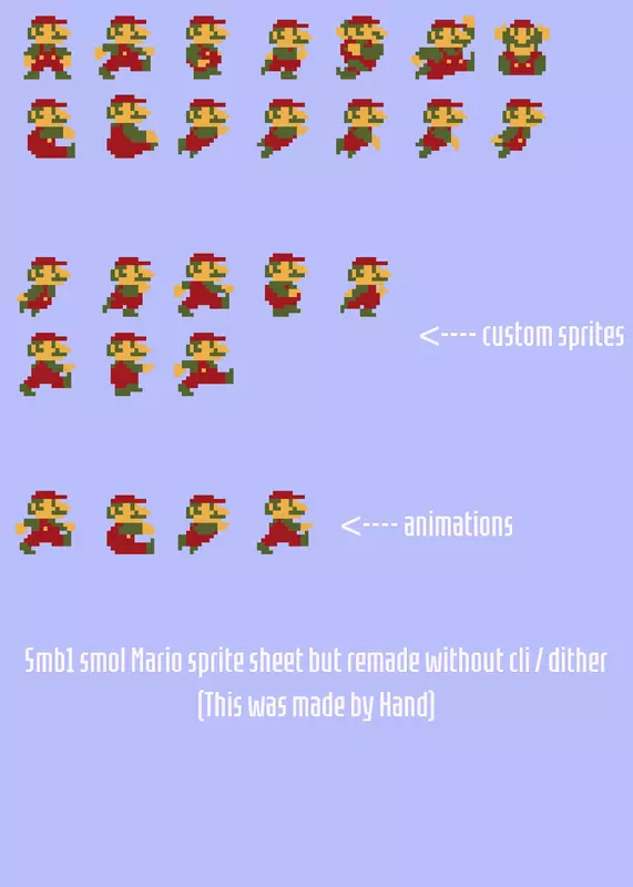 • smb1 sheet • by @blue_fox1993