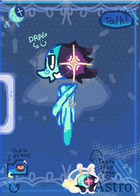 dandy world puzzle:] wip in the clothes!