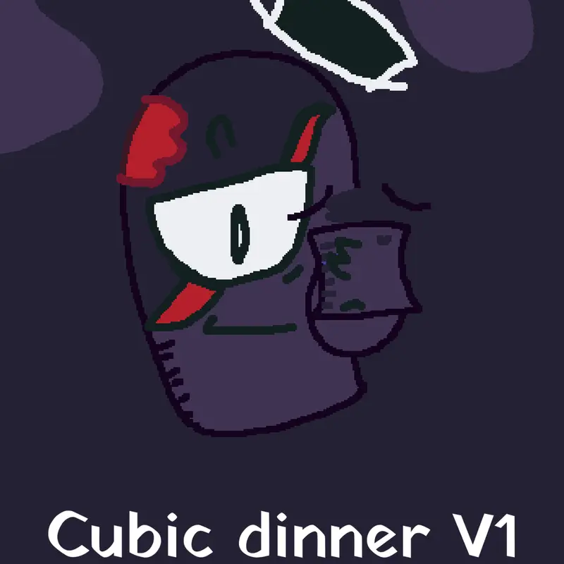 Cubic dinner by @liveriterAnimates_2026