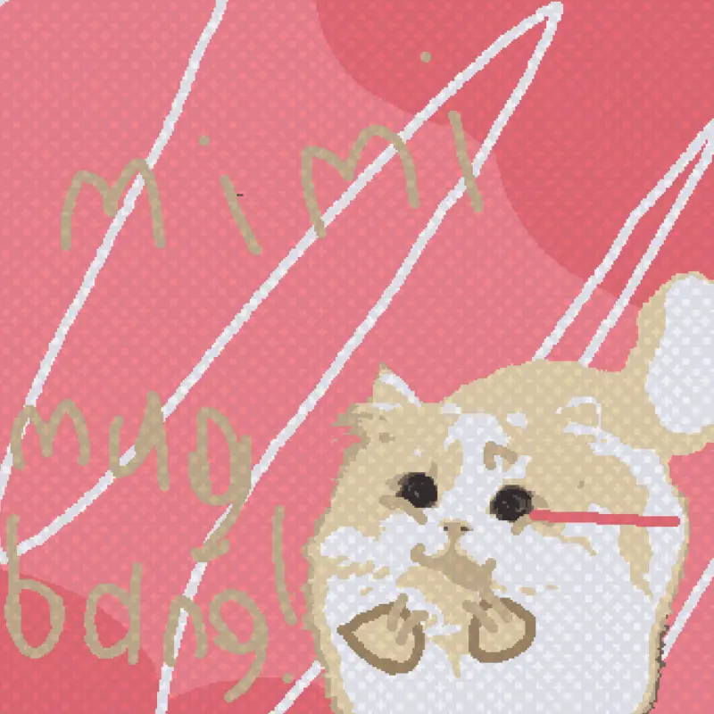 a Mimi make mygbang inside(on the garden by @_NiNZa_THE_KiTtY_