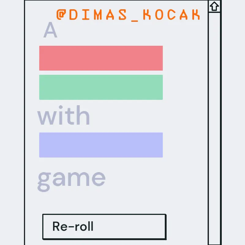 Game by @Dimaz_kocak