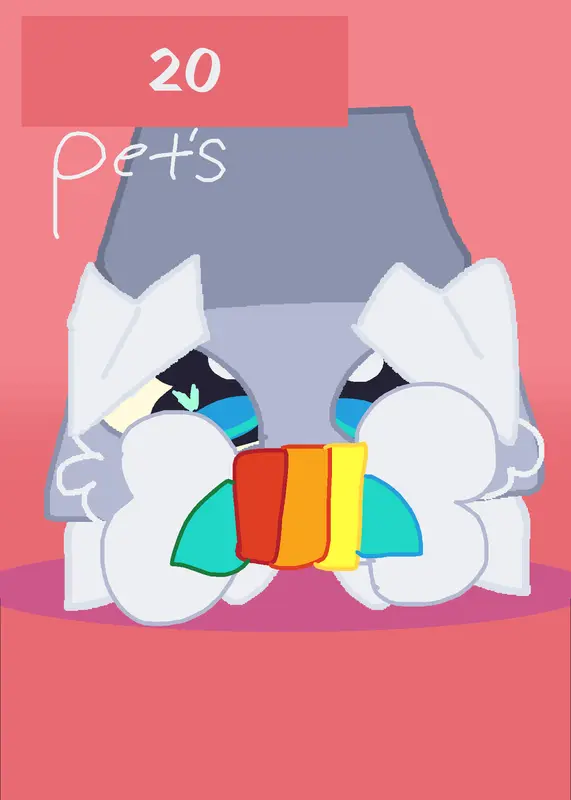 Pebble petting game by @x-coal-x
