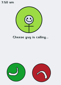 Ring ring stickman