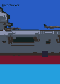Aircraft carrier runnin'