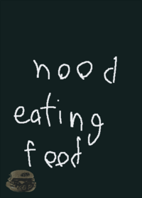 a nood eating