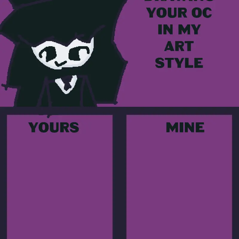 Making your oc in my art style by @MilkywayXD