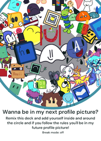 Wanna be in my next profile picture?