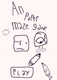 An paper maze game!!