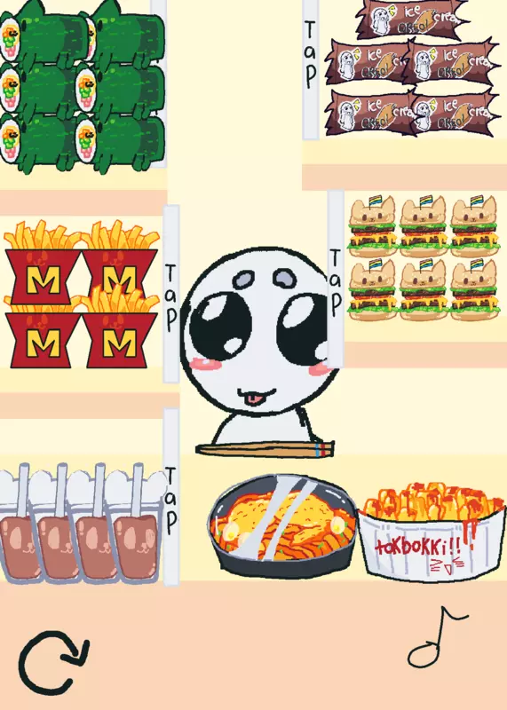 Mukbang! You can give her accessories by @lu_hee