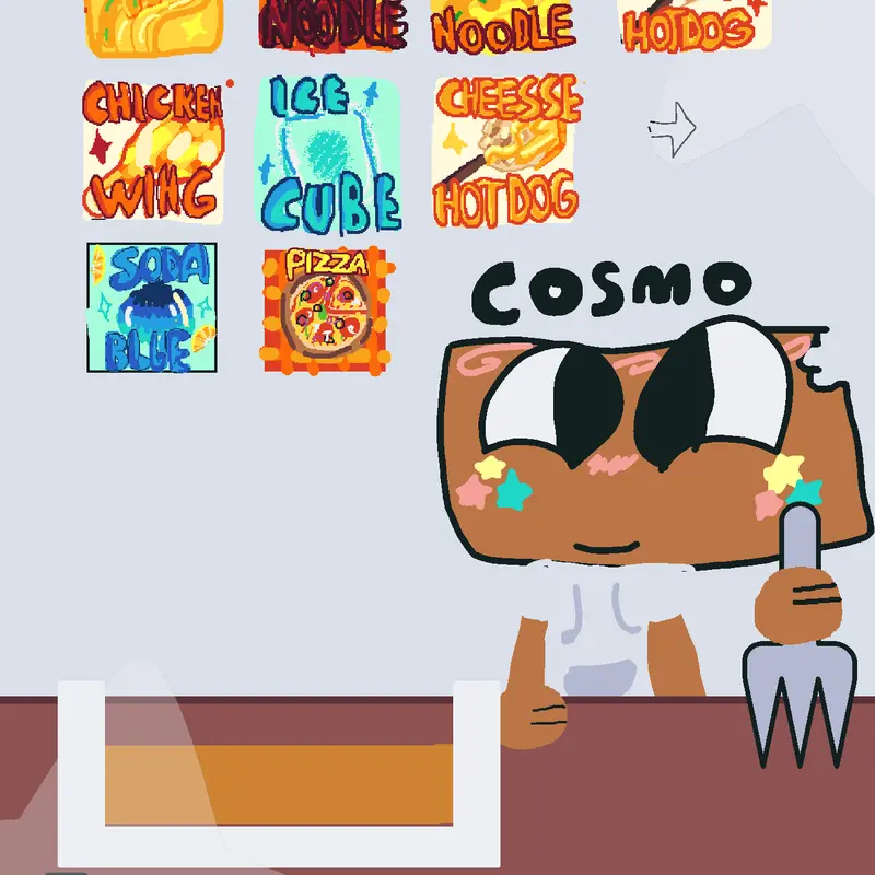 Mukbang cosmo cute remix party by @Zalika1150