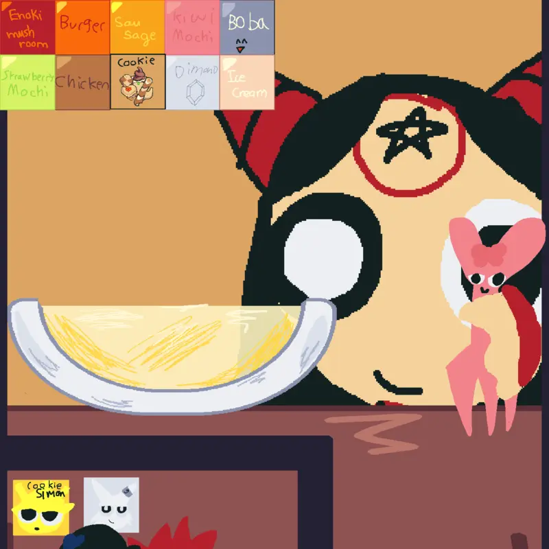 Mukbang!!!! With my sprunki oc by @iyanna-9