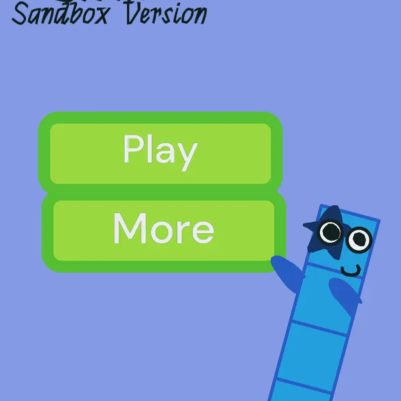 Numberblocks sandbox 5 by @Sebathespider