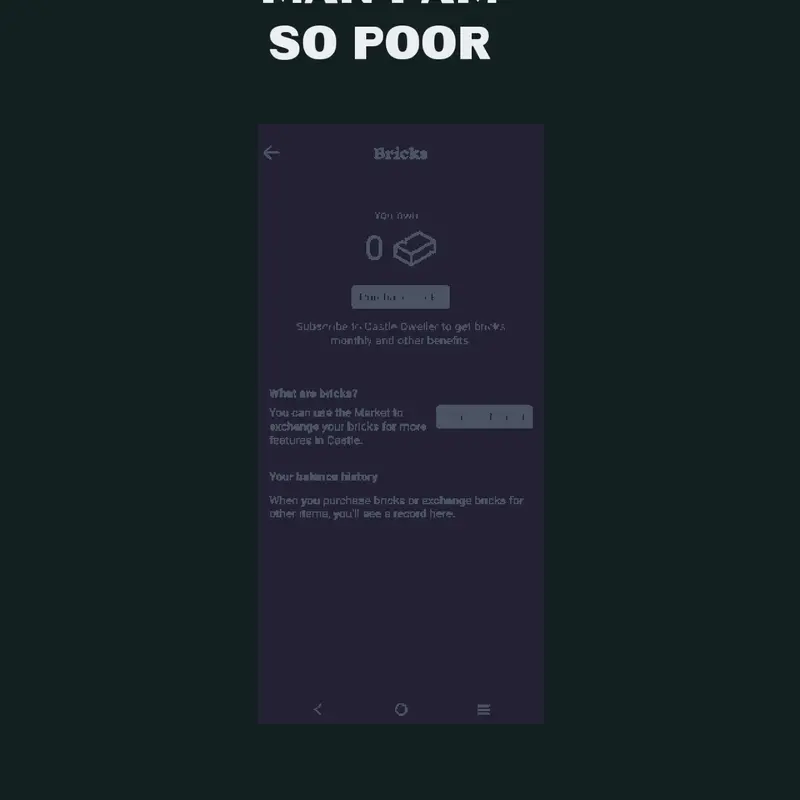 Being poor by @Late_mate