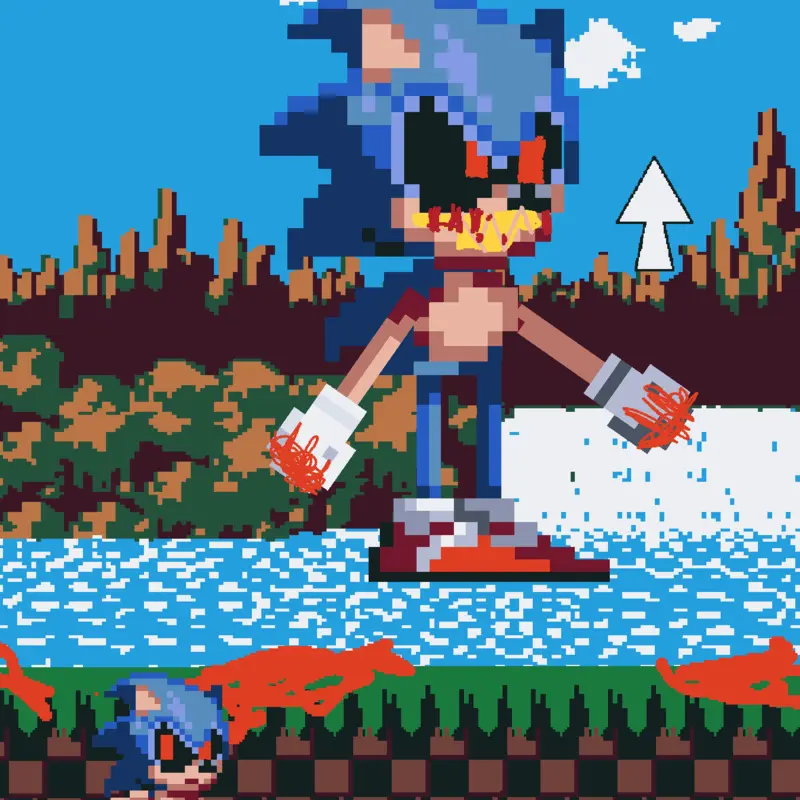 Pixel sonic .e.x.e by @KurtPhillip